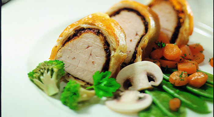 Putenbrust in Blätterteig